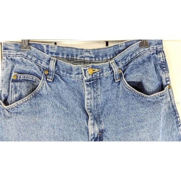 Wrangler regular fit blue denim jeans - Picture 3 of 5